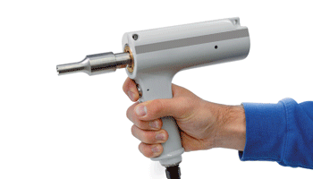 Ultraschall-Handschweißgerät iSONIC WAVE HSG mit einfacher Schnellwechselfunktion für das Schwinggebilde