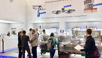 Der Sonotronic Messestand auf der Fachpack 2021