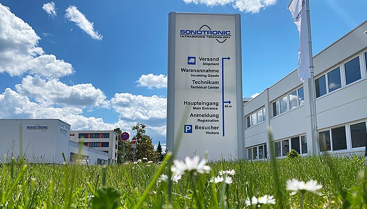 SONOTRONIC Ultraschall Technologie Sondermaschinenbau Hauptsitz Karlsbad-Ittersbach