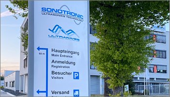 Umzug ULTRAWAVES an den Standort Karlsbad zur Vermarktung von innovativen Hochleistungs-Ultraschallsysteme für die Wasser- und  Umwelttechnik