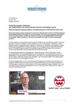 2026-03-30-TV-Premiere-GreenTech aus Karlsbad – SONOTRONIC bei „Welt der Wunder“