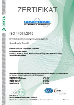 Zertifikat_rz_iso_14001_2015-Titel SONOTRONIC GmbH