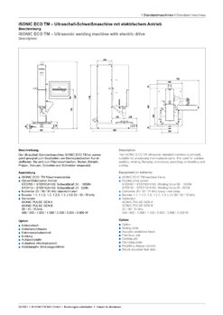 iSONIC ECO TM-Tech Data-Titel